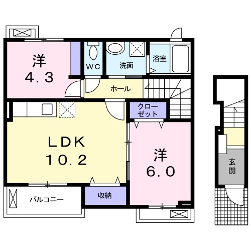 ラ・プランド－ル 間取り