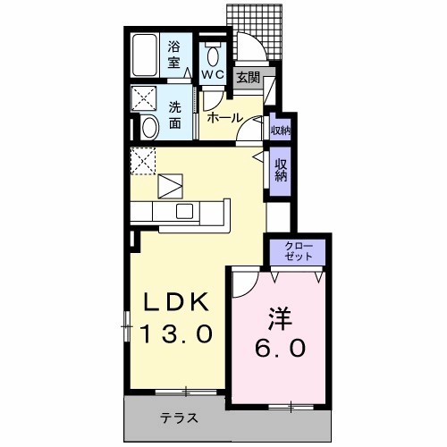 コモド　レジデンシアⅡ　八尾南 間取り