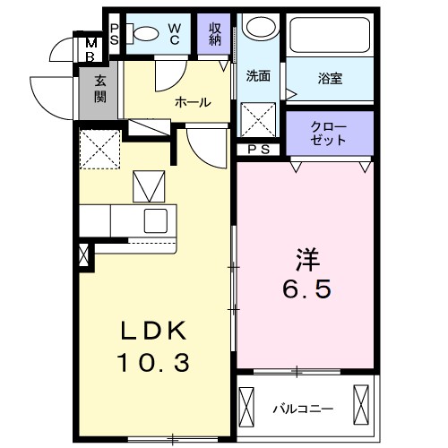 エテルノ泉南馬場 間取り