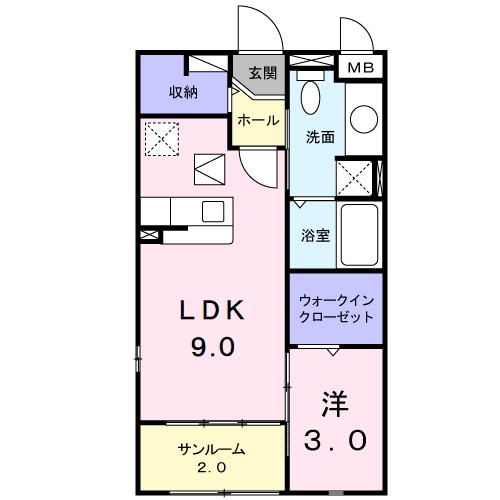 エミネンスムラカワⅡ 間取り