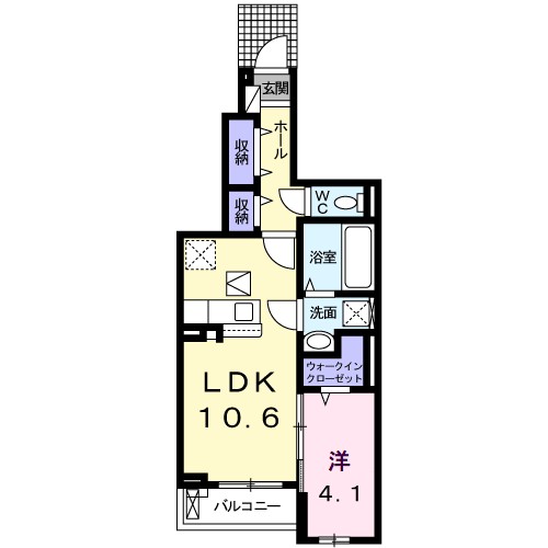ふろーら・ふじ 間取り