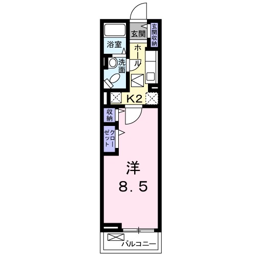 ソレイユ・道 間取り