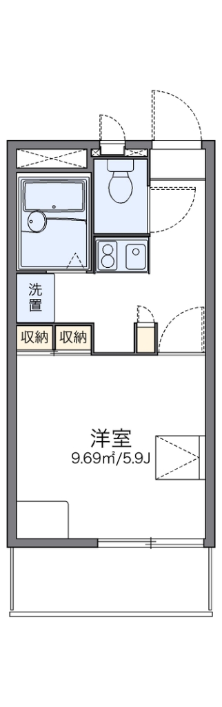 レオパレスＡＫＵＲＡⅡ 間取り