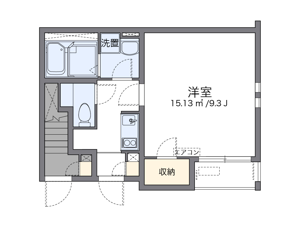 クレイノＩＭＰＵＬⅧ 間取り