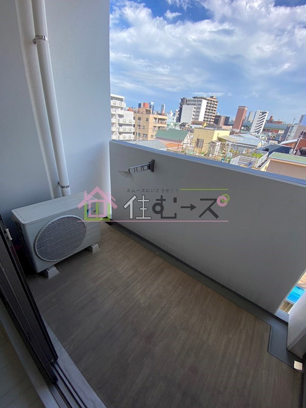 ジアコスモ九条シエル ベランダ