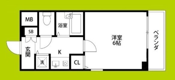 リーガル西長堀 間取り図