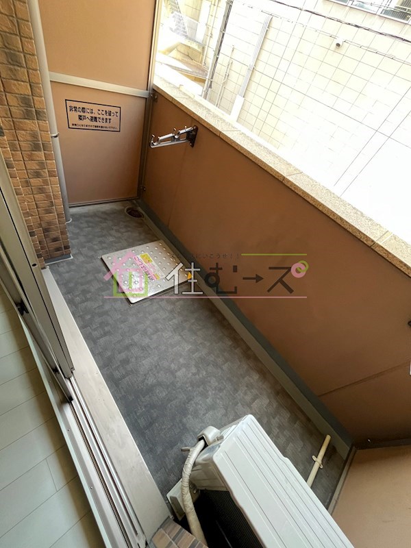 プレサンス心斎橋ルティア ベランダ