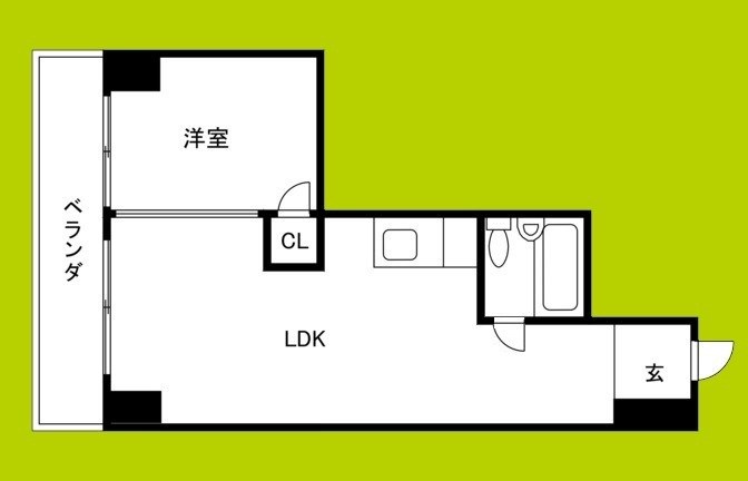 HM新町1st 間取り