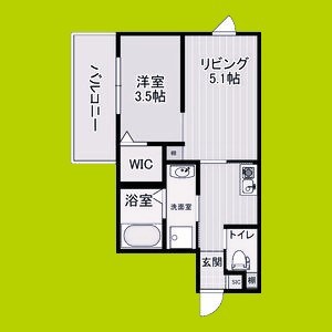 カーサフォルトゥナート堺石津駅前 間取り図