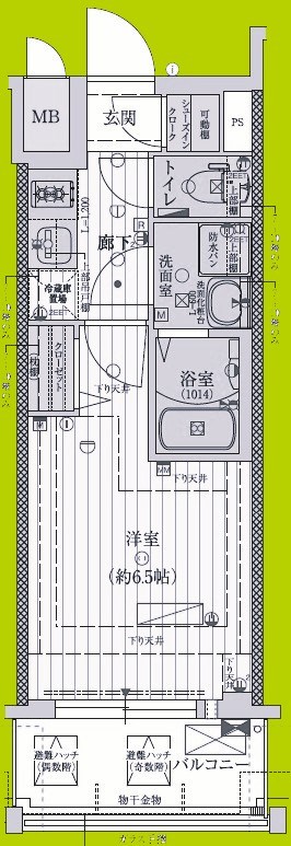 ファーストフィオーレ難波南アルマ 間取り