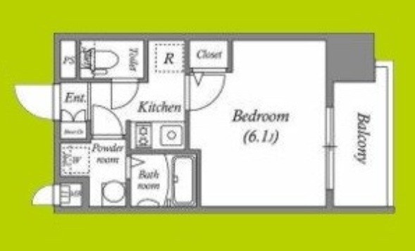 エスリード難波ザ・ゲート  間取り