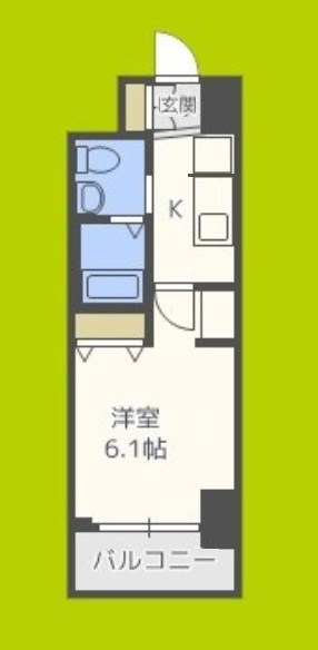 エステムプラザ難波WESTリバークロス 間取り