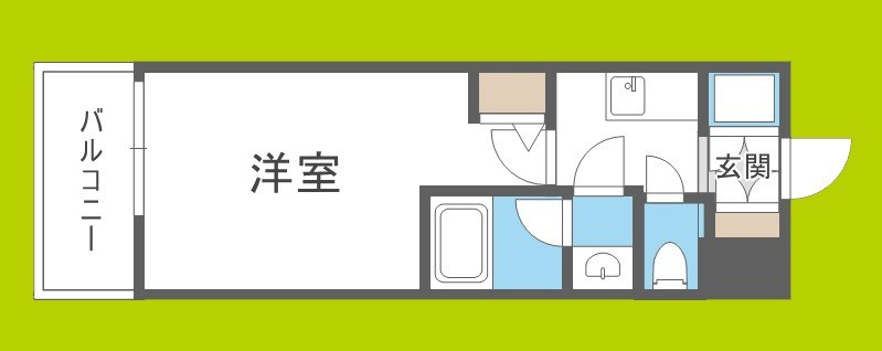 エグゼ難波南Ⅴ 間取り