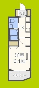 エステムプラザ難波WESTリバークロス 間取り