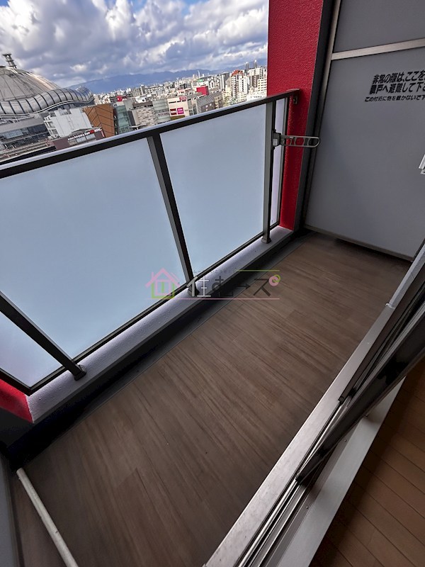 エステムプラザ難波WESTリバークロス ベランダ