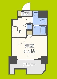 プレサンス難波EASTモダニティ  間取り