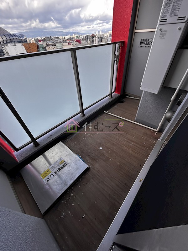 エステムプラザ難波WESTリバークロス ベランダ