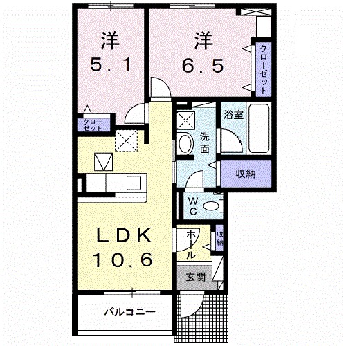 アット横小路 間取り