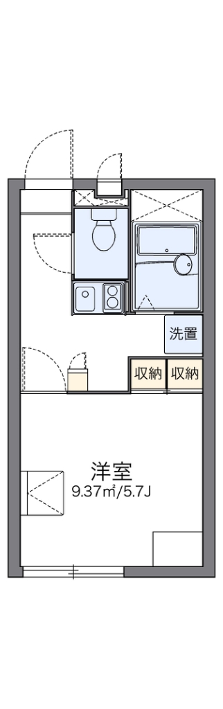 レオパレス南二条 間取り