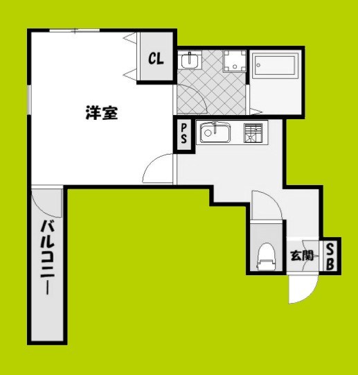 ユウパレス池上町 間取り