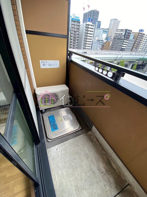 ドミール堺筋本町 ベランダ