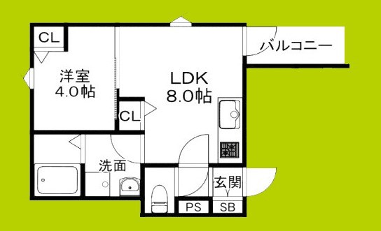 HGS服部天神 間取り
