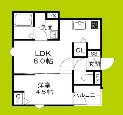 HGS服部天神 間取り