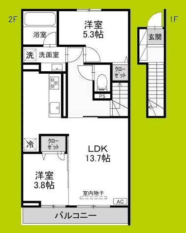Pittoresuque春日丘 間取り