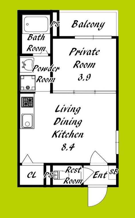 センチュリー昭和町 間取り図