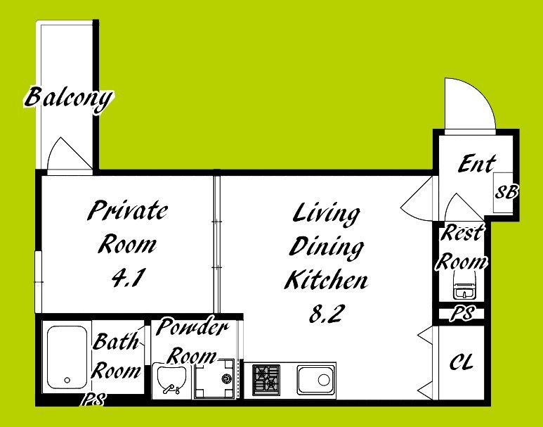 センチュリー昭和町 間取り図