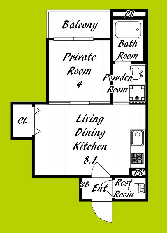 センチュリー昭和町 間取り図
