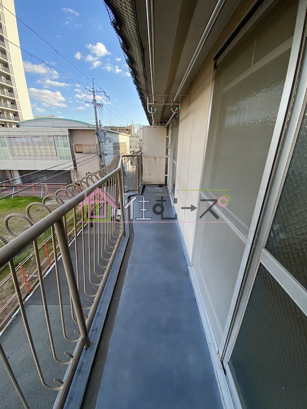 新高マンション ベランダ