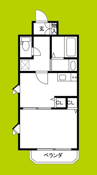 WEST VILLA 21 間取り