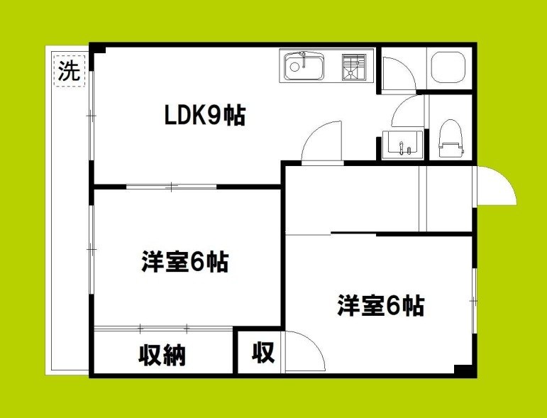 ヴィラナリー豊里 間取り