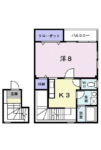 クレール上ヶ原 間取り