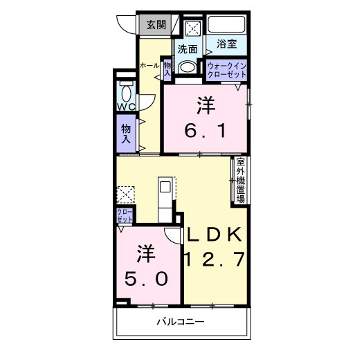 サンフローレ 間取り図