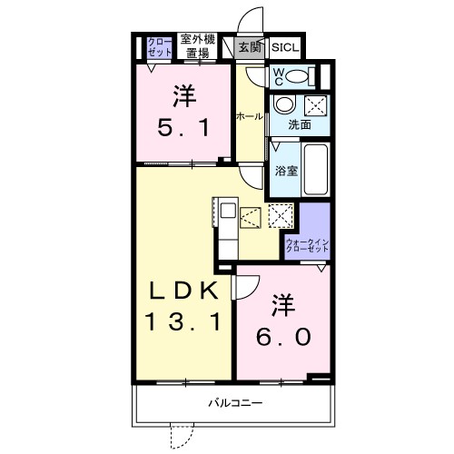 サンフローレ 間取り図