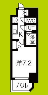 ファステートNAMBA華月 間取り