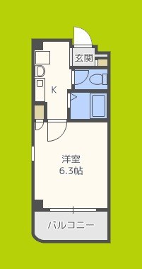 プレジール福島 間取り