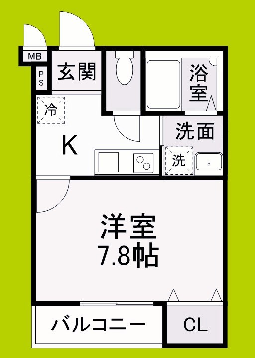 フジパレス初芝駅南イースト 間取り