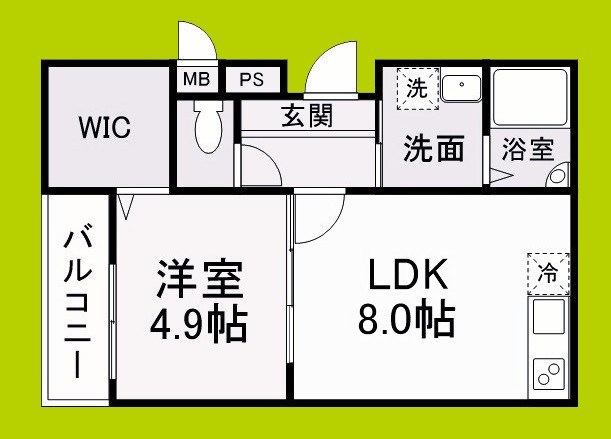 フジパレス和泉大宮 間取り図
