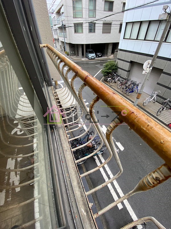 ロイヤル南森町 ベランダ