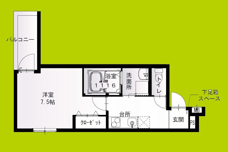 フジパレス遠里小野ノース 間取り