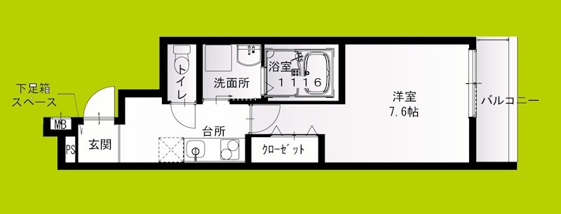 フジパレス遠里小野ノース 間取り
