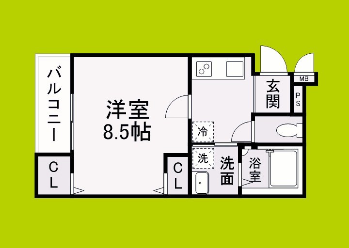 フジパレス堺白鷺Ⅲ番館 間取り