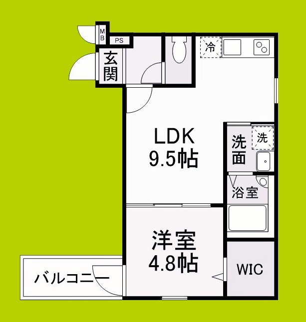 フジパレス和泉大宮 間取り図