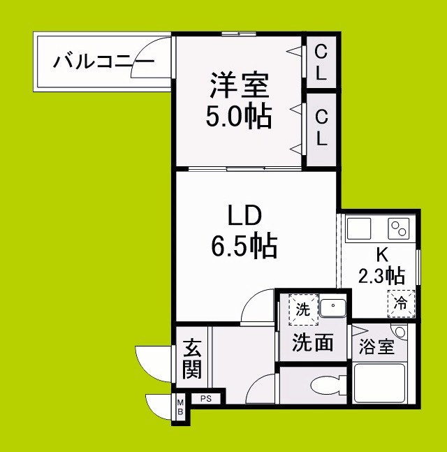 フジパレス和泉大宮 間取り図