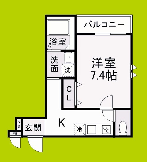 フジパレス初芝駅南イースト 間取り