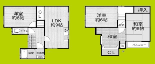 平野区戸建賃貸 間取り