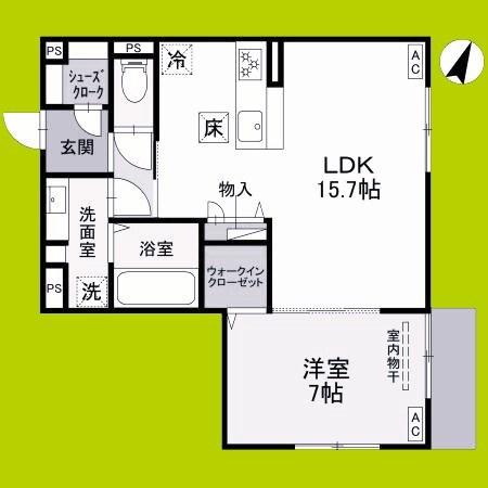 フルール 間取り図